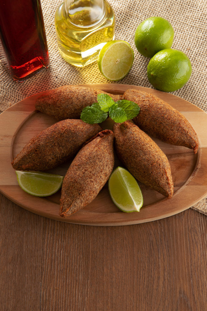kibbeh minced meat from middle east fried snack typical brazilian popular party dish kibe 1